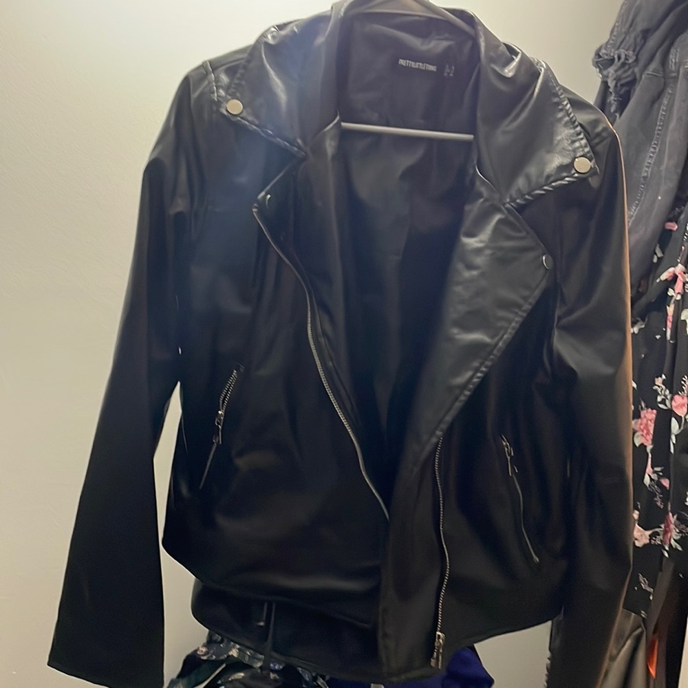 Pretty Little Thing Moto Leather Jacket